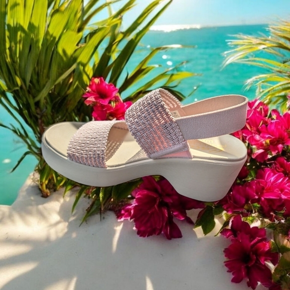 Sketchers Cali Day Blush Pink Size 7 Women's Sandals (EUC) - Picture 8 of 13